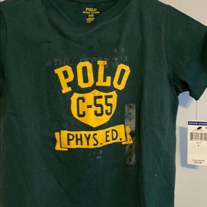 Boys Hunter green crew neck tshirt